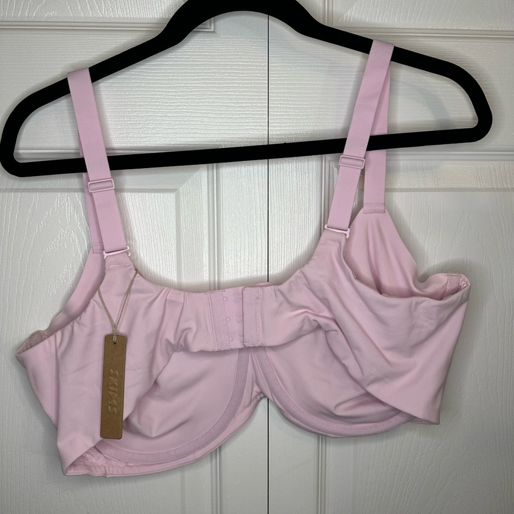 SKIMS Fits Everybody Unlined Demi Bra Sz.44D Cherry Blossom - Picture 2 of 4